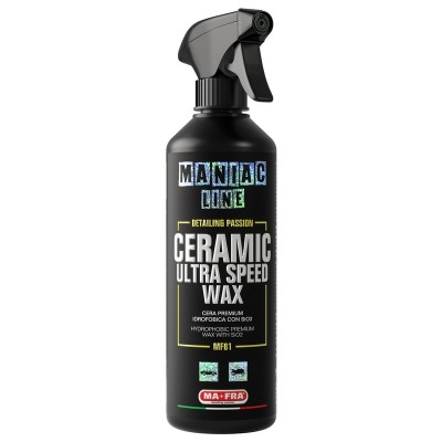 MANIAC LINE Ceramic Ultra Speed Wax 500ml - Cera auto spray sigillante con SiO2 - Mafra MF81