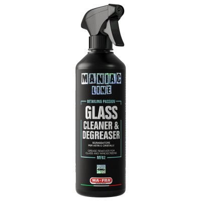 MANIAC LINE Glass Cleaner & Degreaser 500ml - Sgrassatore per vetri e cristalli - Mafra MF82