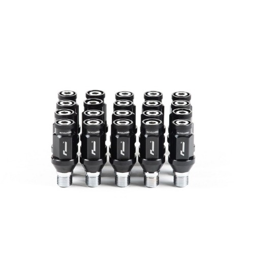 VWR630003 Racingline Kit conversione 20 colonnette 80mm M14x1,50 + dadi lug nuts sede conica (cerchi Aftermarket non sferici)