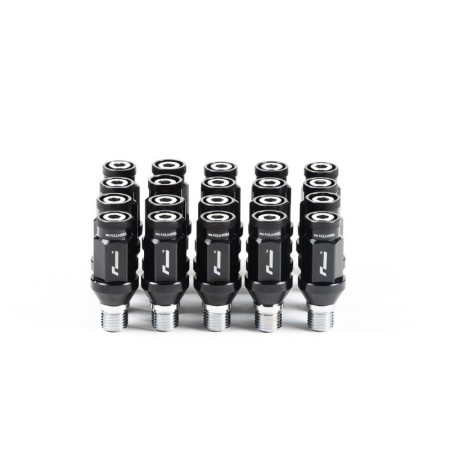 VWR630003 Racingline Kit conversione 20 colonnette 80mm M14x1,50 + dadi lug nuts sede conica (cerchi Aftermarket non sferici)