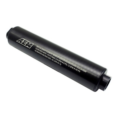 Filtro benzina alta portata universale AEM - 25-201BK carburante