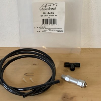 Kit iniezione acqua/metanolo V3 AEM - SOLO kit iniettore e getto 250cc/500cc/1000cc (ex 30-3312) - 30-3315