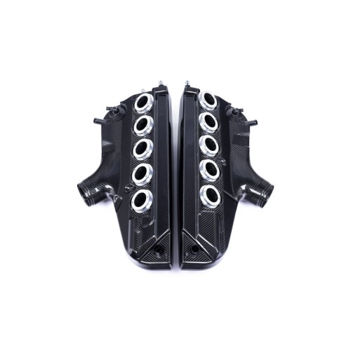 Eventuri EVE-S85-CF-PLM Plenum d'aspirazione (airbox inlet plenum) in carbonio lucido BMW Serie 5 E60/E61 M5/M6 filtro sportivo