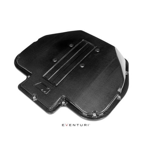 Eventuri EVE-S62-CF-PLM Coperchio Plenum in carbonio lucido BMW Serie 5 E39 M5 & Z8  S62 filtro sportivo COVER motore engine asp