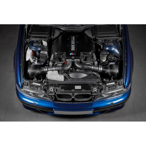 Eventuri EVE-S62-CF-PLM Coperchio Plenum in carbonio lucido BMW Serie 5 E39 M5 & Z8  S62 filtro sportivo COVER motore engine asp