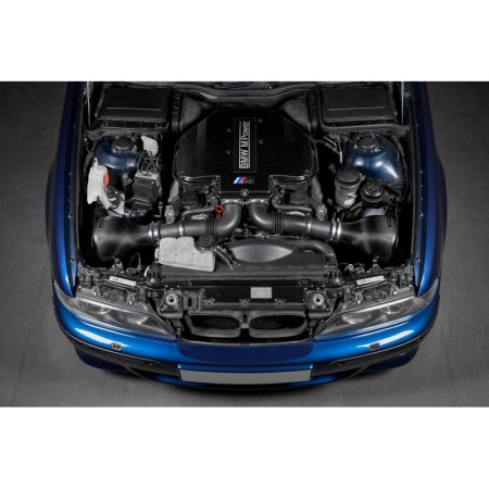 Eventuri EVE-S62-CF-PLM Coperchio Plenum in carbonio lucido BMW Serie 5 E39 M5 & Z8  S62 filtro sportivo COVER motore engine asp