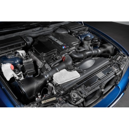 Eventuri EVE-S62-CF-PLM Coperchio Plenum in carbonio lucido BMW Serie 5 E39 M5 & Z8  S62 filtro sportivo COVER motore engine asp
