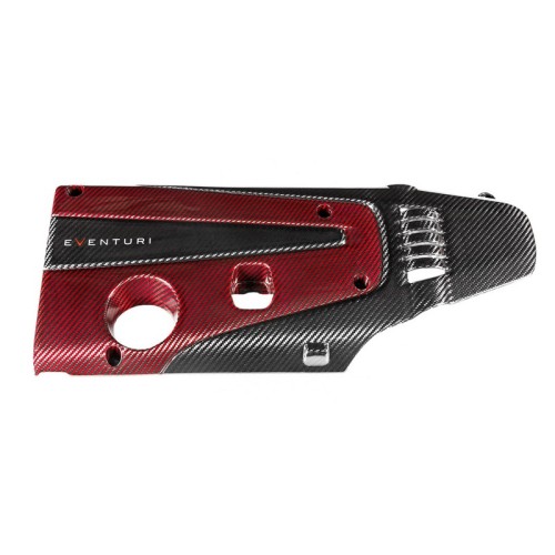 Eventuri EVE-FK8FK2-ENG Coprimotore in carbonio rosso e nero Honda Civic FK8 Type-R copertura copri motore engine cover