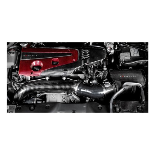 Eventuri EVE-FK8FK2-ENG Coprimotore in carbonio rosso e nero Honda Civic FK8 Type-R copertura copri motore engine cover