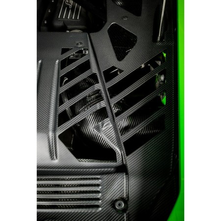 Eventuri EVE-HCN-CF-ENG Coprimotore in carbonio lucido Lamborghini Huracan copertura copri motore engine cover