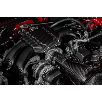 Eventuri EVE-GR86-CF-ENG Coprimotore in carbonio lucido Toyota GR86 copertura copri motore engine cover 2