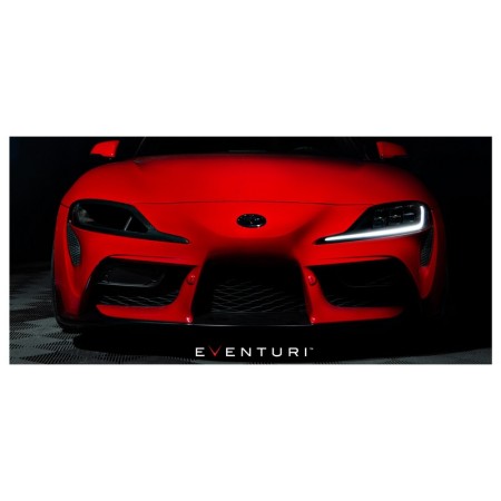 Eventuri EVE-A90-CF-HDP Convogliatore in carbonio in sostituzione del faro per aspirazione Stage 3 Toyota Supra mk5 A90 filtro s