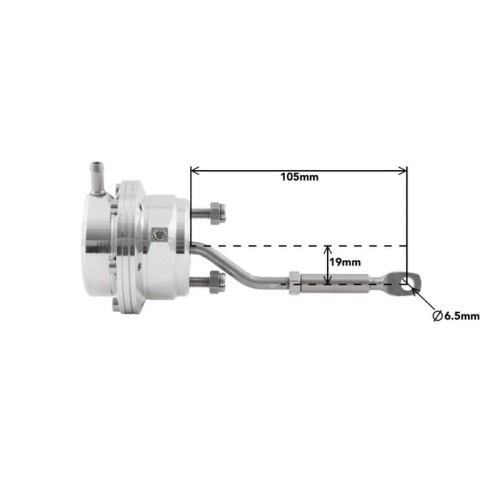 FMACGGT Wastegate regolabile Garrett Turbo GTX2867R (OE 48000)  Accessori Universali Wastegate  Forge Motorsport