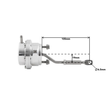 FMACGGT Wastegate regolabile Garrett Turbo GTX2867R (OE 48000)  Accessori Universali Wastegate  Forge Motorsport