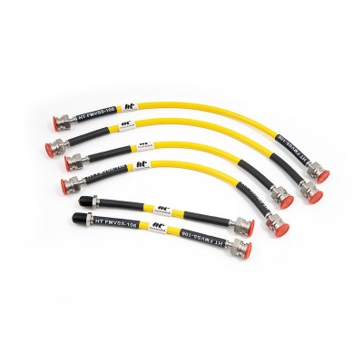 HT-ALF-6-141 Kit di 6 tubi freno aeronautici in treccia  Alfa Romeo Giulia 2.0 TB  Forge Motorsport