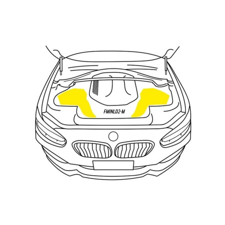 FMINLD2 Convogliatore aria Inlet Duct in carbonio  BMW Serie 2 F22 M235i  Forge Motorsport