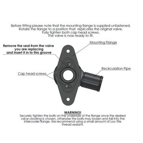FMWRX3 Valvola pop off a ricircolo interno  Mazda CX7  Forge Motorsport