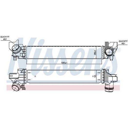 FMINT8 Intercooler maggiorato  Mini F57 Cabrio Cooper 1.5 (B38)  Forge Motorsport