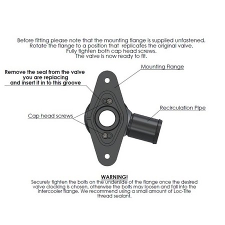 FMWRX3 Valvola pop off a ricircolo interno  Subaru Impreza WRX 2008-  Forge Motorsport