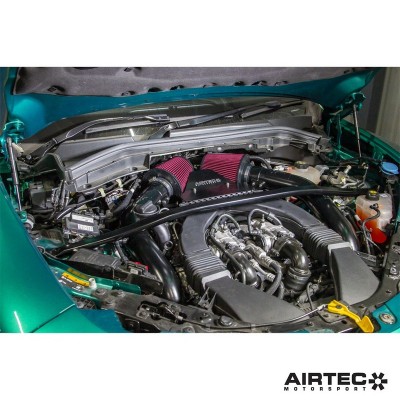 ATIKAR3 Airtec Aspirazione diretta filtro sportivo Alfa Romeo Stelvio Quadrifoglio 2.9 V6 manicotto sportiva diretta intake ram 2