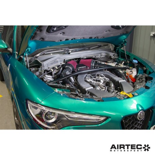 ATIKAR3 Airtec Aspirazione diretta filtro sportivo Alfa Romeo Stelvio Quadrifoglio 2.9 V6 manicotto sportiva diretta intake ram