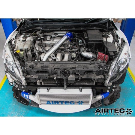 ATINTMAZ02 Airtec Intercooler maggiorato con tubi Mazda 3 mk2 MPS CON Crash Bar manicotti