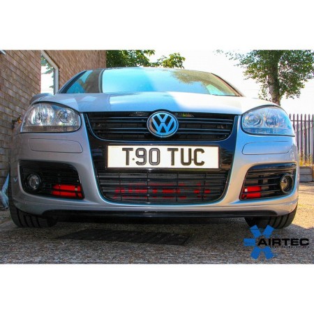 ATINTVAG24 Airtec Intercooler maggiorato con tubi Volkswagen Golf mk5 GT 1.4 TSI 140/170cv manicotti vw