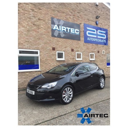 ATINTVAUX6 Airtec Intercooler maggiorato con tubi Opel Astra J 1.6 Turbo GTC manicotti