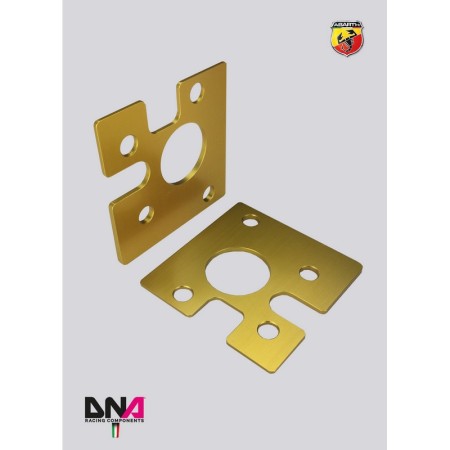 DNA Racing PC0064 Piastre camber posteriori Abarth 500/595/695 camber caster regolabili assetto campanatura