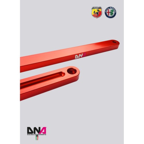 DNA Racing PC0101 Barra slitta doppia anteriore Alfa Romeo Mito assetto telaio pianale rinforzo duomi