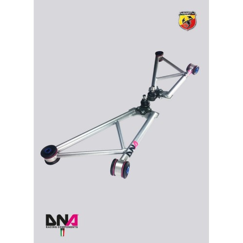 DNA Racing PC0136 Trapezi anteriori Abarth 500/595/695 camber caster regolabili assetto campanatura