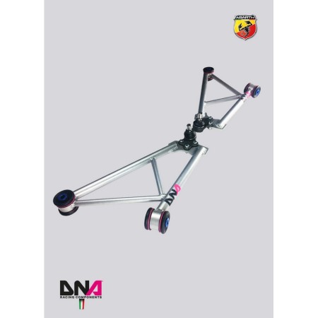 DNA Racing PC0136 Trapezi anteriori Abarth 500/595/695 camber caster regolabili assetto campanatura