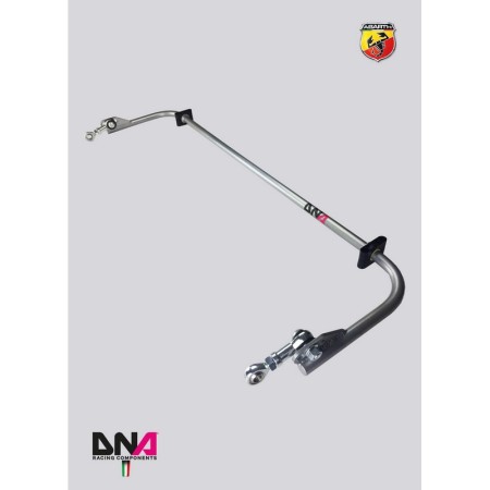 DNA Racing PC0137 Barra antirollio posteriore Abarth 500/595/695 assetto telaio pianale rinforzo duomi