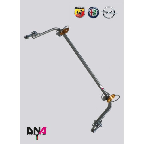 DNA Racing PC0167 Barra antirollio posteriore regolabile Opel Corsa D incl. OPC assetto telaio pianale rinforzo duomi