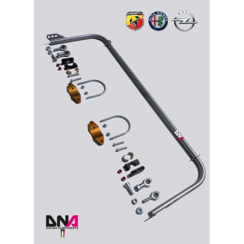 DNA Racing PC0167 Barra antirollio posteriore regolabile Opel Corsa E incl. OPC assetto telaio pianale rinforzo duomi