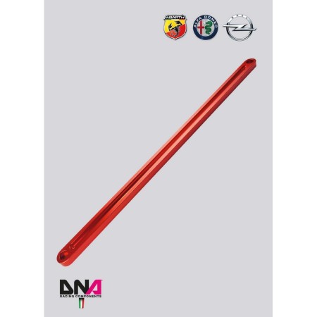 DNA Racing PC0171 Barra slitta singola anteriore Opel Corsa D incl. OPC assetto telaio pianale rinforzo duomi