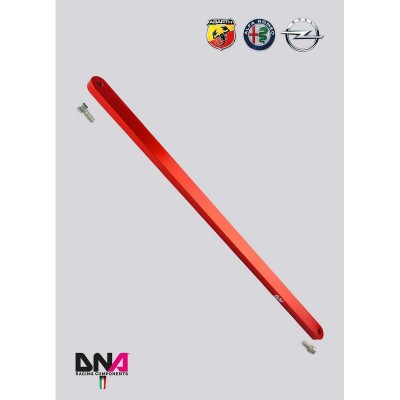 DNA Racing PC0171 Barra slitta singola anteriore Opel Corsa D incl. OPC assetto telaio pianale rinforzo duomi 2