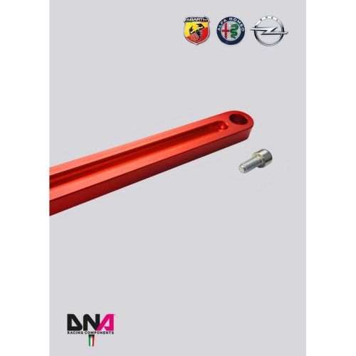 DNA Racing PC0171 Barra slitta singola anteriore Opel Corsa D incl. OPC assetto telaio pianale rinforzo duomi