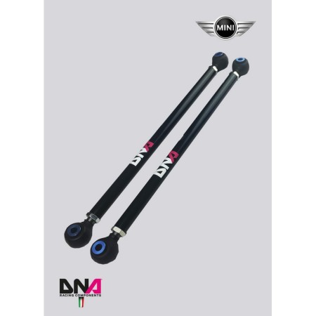 DNA Racing PC0188 Tiranti sospensioni posteriori con regolazione camber Mini Cooper R50/R52/R53 incl. S camber caster regolabili