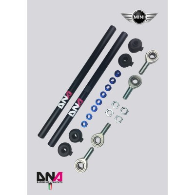 DNA Racing PC0188 Tiranti sospensioni posteriori con regolazione camber Mini Cooper R55/R56/R57 incl. S camber caster regolabili 2