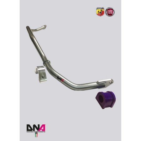 DNA Racing PC0288 Barra antirollio anteriore Abarth 500/595/695 assetto telaio pianale rinforzo duomi