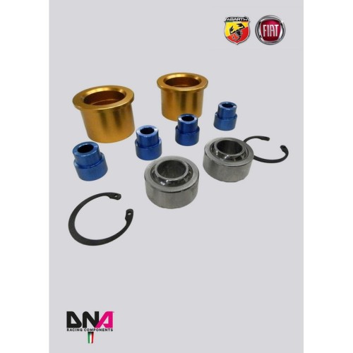 DNA Racing PC0291 Kit uniball ponte posteriore Abarth 500/595/695 camber caster regolabili assetto campanatura