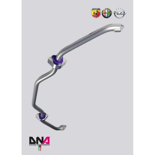 DNA Racing PC0570 Barra antirollio anteriore 25mm Fiat/Abarth Grande Punto assetto telaio pianale rinforzo duomi