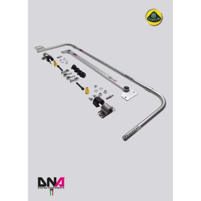 DNA Racing PC0627 Barra antirollio posteriore regolabile Ø 20x3mm Lotus Elise L4 Toyota assetto telaio pianale rinforzo duomi