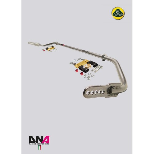 DNA Racing PC0636 Barra antirollio anteriore regolabile Ø 20x3mm Lotus Elise L4 Toyota assetto telaio pianale rinforzo duomi