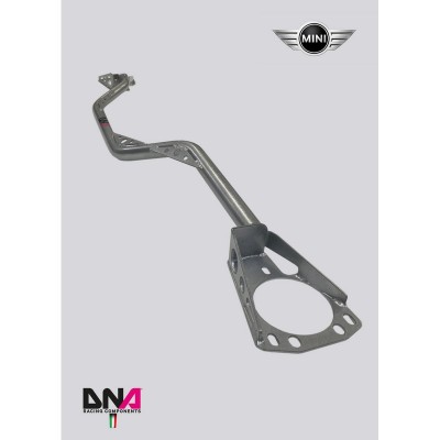 DNA Racing PC0653 Barra duomi anteriore per AEM Mini Cooper R55/R56/R57 incl. S assetto telaio pianale rinforzo barraduomi 2