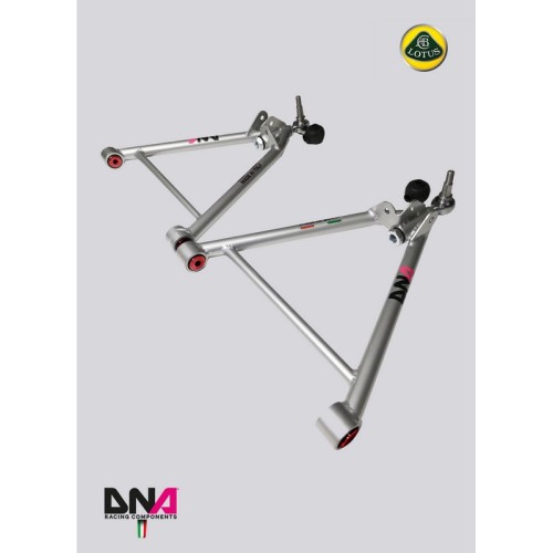 DNA Racing PC0666 Trapezi anteriori inferiori Lotus Elise L4 Toyota camber caster regolabili assetto campanatura