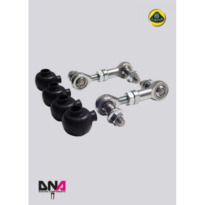 DNA Racing PC0717 Tiranti antirollio anteriori Lotus Elise L4 Toyota camber caster regolabili assetto campanatura 2