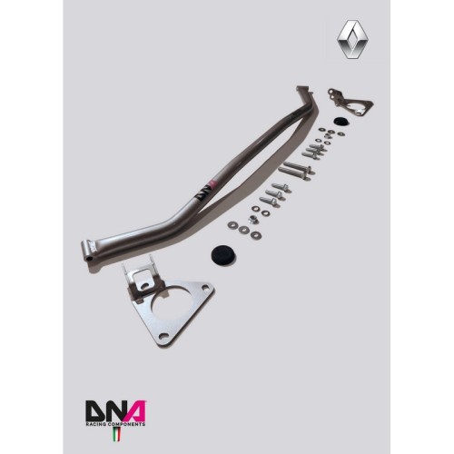 DNA Racing PC0718 Barra duomi anteriore per duomo piccolo Renault Clio 3 incl. RS assetto telaio pianale rinforzo barraduomi