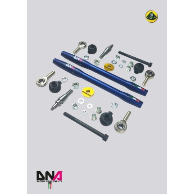 DNA Racing PC0753 Tiranti convergenza su uniball Lotus Elise L4 Toyota camber caster regolabili assetto campanatura